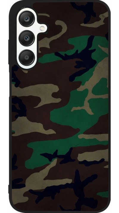 Coque Samsung Galaxy A25 - Silicone rigide noir Camouflage 3