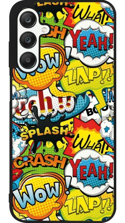 Coque Samsung Galaxy A25 - Silicone rigide noir Cartoons slogans