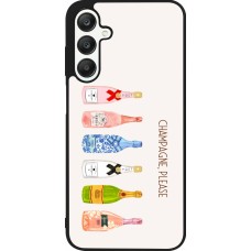 Coque Samsung Galaxy A25 - Silicone rigide noir Champagne Please