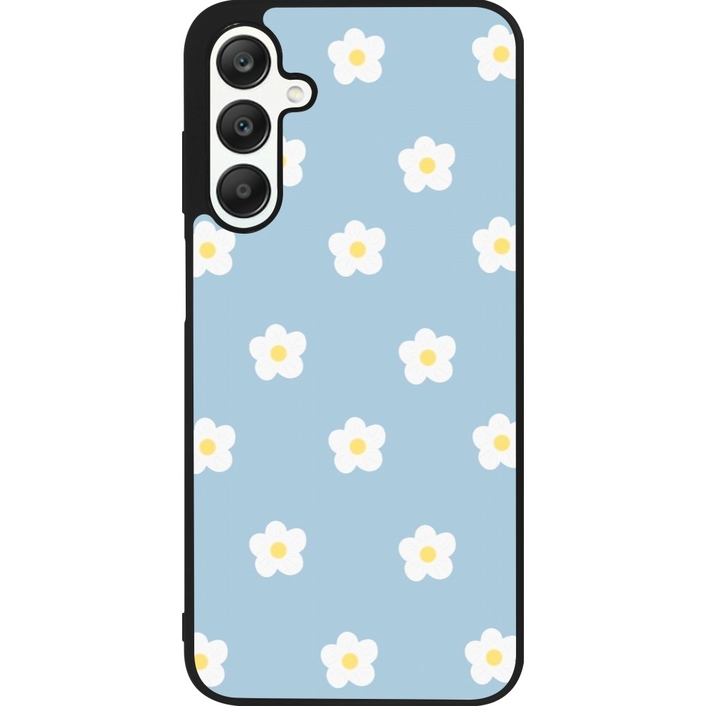 Coque Samsung Galaxy A25 - Silicone rigide noir Easter 2024 daisy flower