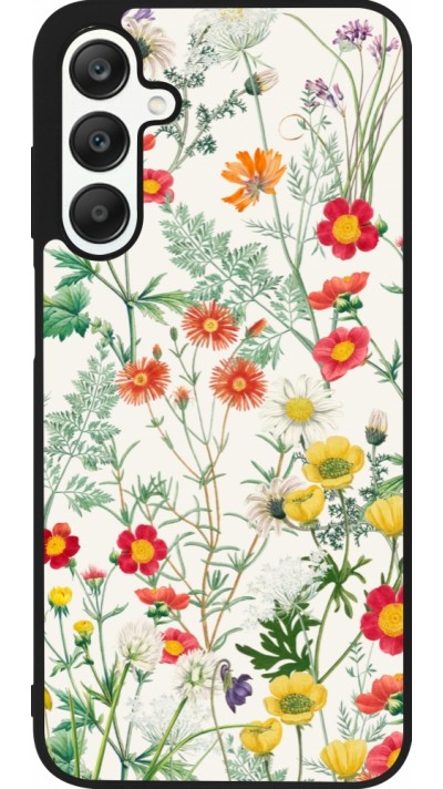 Coque Samsung Galaxy A25 - Silicone rigide noir Flora Botanical Wildlife