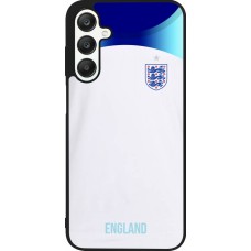 Coque Samsung Galaxy A25 - Silicone rigide noir Maillot de football Angleterre 2022 personnalisable