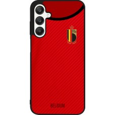 Coque Samsung Galaxy A25 - Silicone rigide noir Maillot de football Belgique 2022 personnalisable