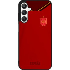 Coque Samsung Galaxy A25 - Silicone rigide noir Maillot de football Espagne 2022 personnalisable