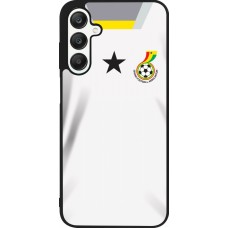 Coque Samsung Galaxy A25 - Silicone rigide noir Maillot de football Ghana 2022 personnalisable