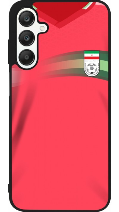 Coque Samsung Galaxy A25 - Silicone rigide noir Maillot de football Iran 2022 personnalisable