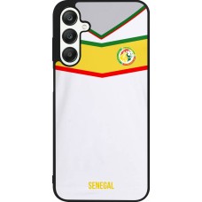 Coque Samsung Galaxy A25 - Silicone rigide noir Maillot de football Senegal 2022 personnalisable