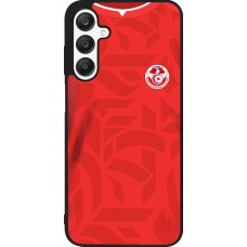 Coque Samsung Galaxy A25 - Silicone rigide noir Maillot de football Tunisie 2022 personnalisable