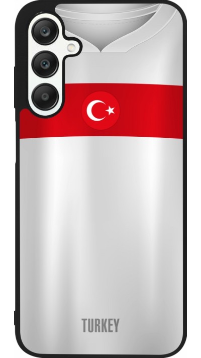 Samsung Galaxy A25 Case Hülle - Silikon schwarz Türkei personalisierbares Fussballtrikot