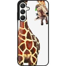 Coque Samsung Galaxy A25 - Silicone rigide noir Giraffe Fit