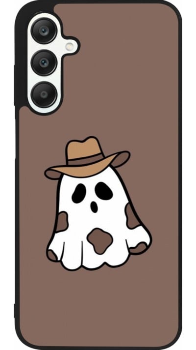 Coque Samsung Galaxy A25 - Silicone rigide noir Halloween 2024 cowboy ghost