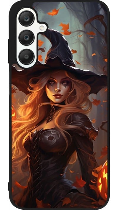 Coque Samsung Galaxy A25 - Silicone rigide noir Halloween 2024 sexy witch