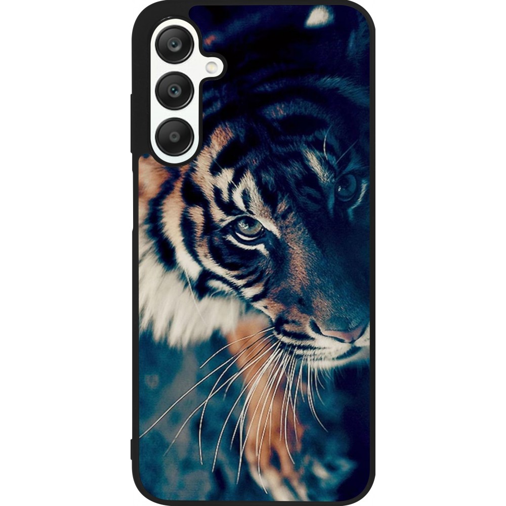 Coque Samsung Galaxy A25 - Silicone rigide noir Incredible Lion