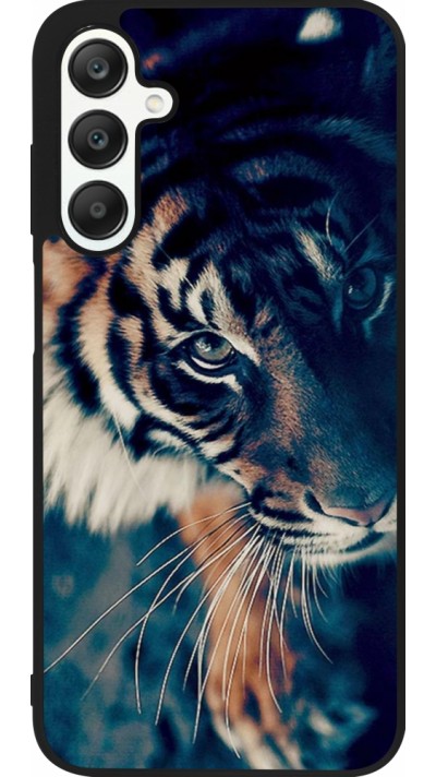 Coque Samsung Galaxy A25 - Silicone rigide noir Incredible Lion