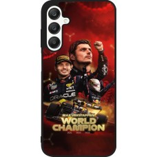 Coque Samsung Galaxy A25 - Silicone rigide noir Max Verstappen Champion 2023