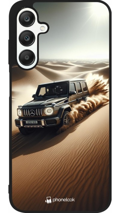 Coque Samsung Galaxy A25 - Silicone rigide noir Mercedes G Drift Desert