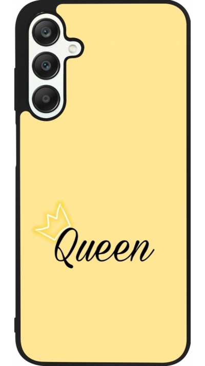 Coque Samsung Galaxy A25 - Silicone rigide noir Mom 2024 Queen