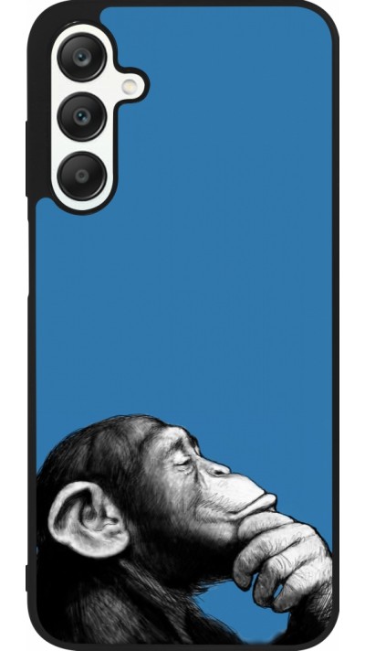 Coque Samsung Galaxy A25 - Silicone rigide noir Monkey Pop Art