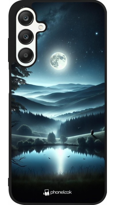 Coque Samsung Galaxy A25 - Silicone rigide noir Night Sky View