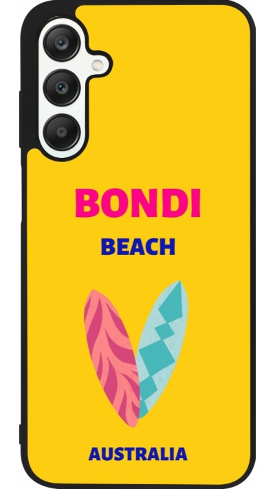 Coque Samsung Galaxy A25 - Silicone rigide noir Pop Summer Destination Bondi