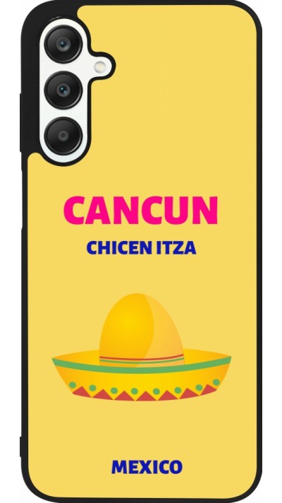 Coque Samsung Galaxy A25 - Silicone rigide noir Pop Summer Destination Cancun