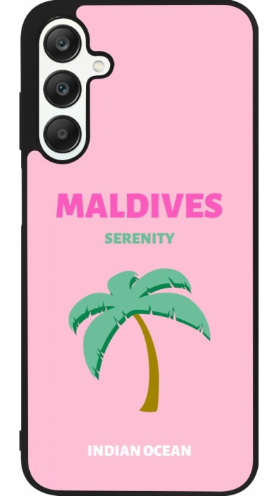 Coque Samsung Galaxy A25 - Silicone rigide noir Pop Summer Destination Maldives