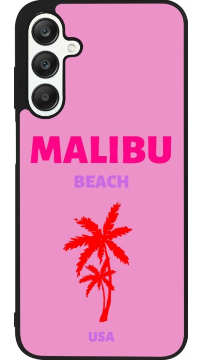 Coque Samsung Galaxy A25 - Silicone rigide noir Pop Summer Destination Malibu