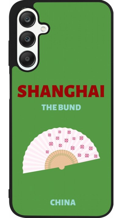 Coque Samsung Galaxy A25 - Silicone rigide noir Pop Summer Destination Shanghai