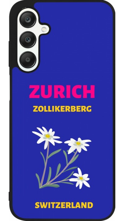 Coque Samsung Galaxy A25 - Silicone rigide noir Pop Summer Destination Zurich