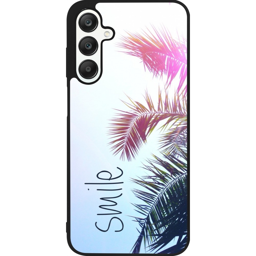 Coque Samsung Galaxy A25 - Silicone rigide noir Smile 05