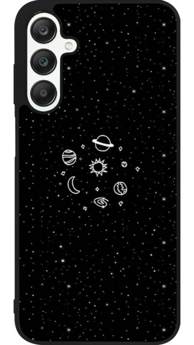 Coque Samsung Galaxy A25 - Silicone rigide noir Space Doodle