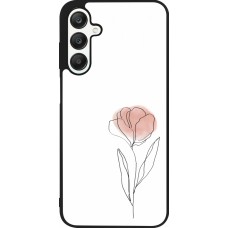 Coque Samsung Galaxy A25 - Silicone rigide noir Spring 23 minimalist flower