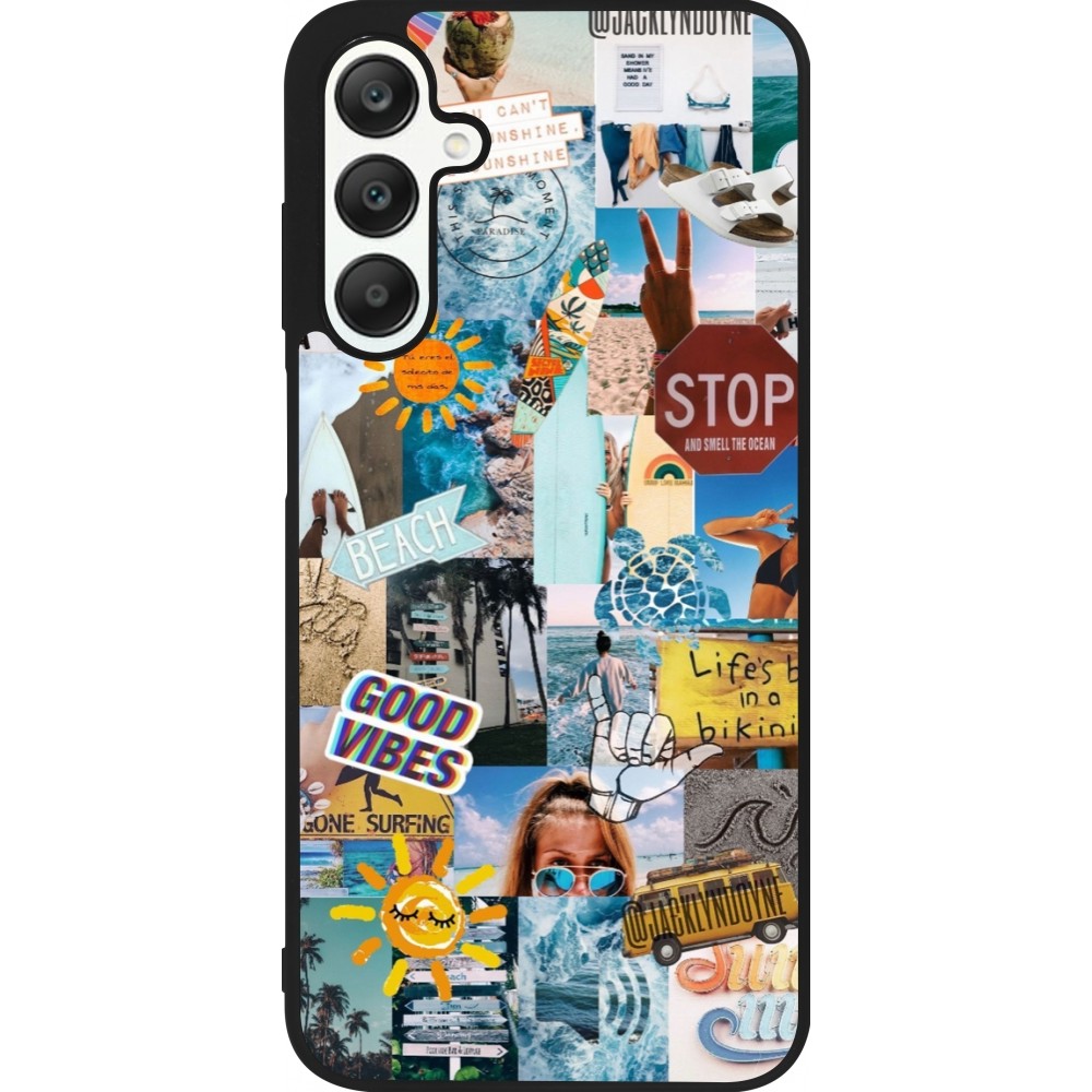 Coque Samsung Galaxy A25 - Silicone rigide noir Summer 2021 15