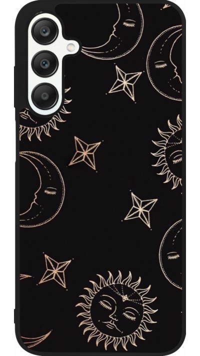 Coque Samsung Galaxy A25 - Silicone rigide noir Suns and Moons