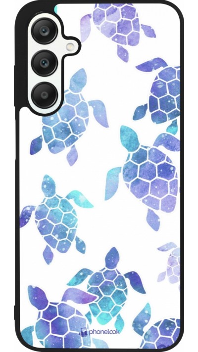 Coque Samsung Galaxy A25 - Silicone rigide noir Turtles pattern watercolor