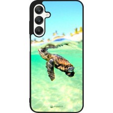 Coque Samsung Galaxy A25 - Silicone rigide noir Turtle Underwater