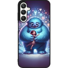 Coque Samsung Galaxy A25 - Silicone rigide noir Valentine 2024 Fluffy Love