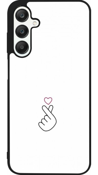 Coque Samsung Galaxy A25 - Silicone rigide noir Valentine 2024 heat by Millennials