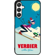 Coque Samsung Galaxy A25 - Silicone rigide noir Verbier Ski Downhill