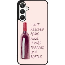 Coque Samsung Galaxy A25 - Silicone rigide noir I just rescued some wine