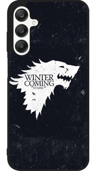 Coque Samsung Galaxy A25 - Silicone rigide noir Winter is coming Stark