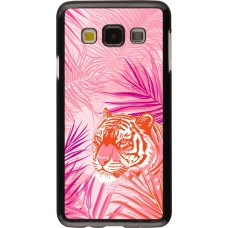 Coque Samsung Galaxy A3 (2015) - Tigre palmiers roses