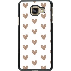 Coque Samsung Galaxy A3 (2016) - Autumn 2024 brown hearts