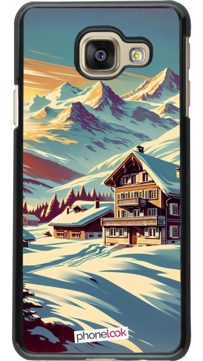 Coque Samsung Galaxy A3 (2016) - Chalet montagne enneigée