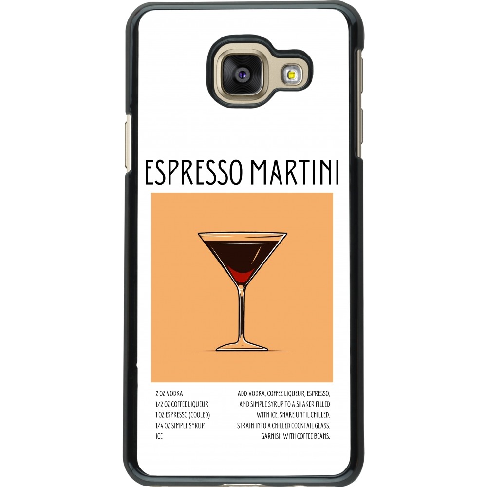 Samsung Galaxy A3 (2016) Case Hülle - Cocktail Rezept Espresso Martini