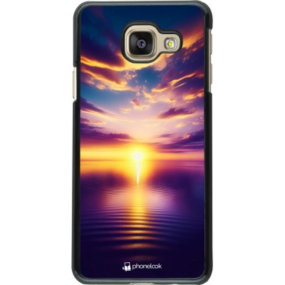 Coque Samsung Galaxy A3 (2016) - Coucher soleil jaune violet