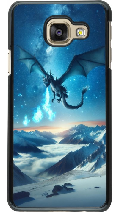 Coque Samsung Galaxy A3 (2016) - Dragon nocturne montagne