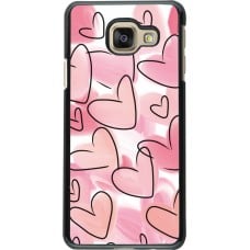 Coque Samsung Galaxy A3 (2016) - Easter 2023 pink hearts