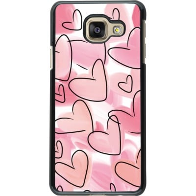 Coque Samsung Galaxy A3 (2016) - Easter 2023 pink hearts