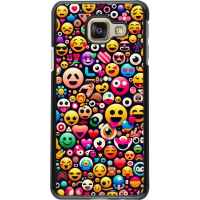 Coque Samsung Galaxy A3 (2016) - Emoji Mix Color